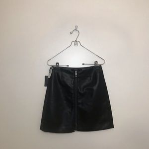 Talula Zip Mini Skirt